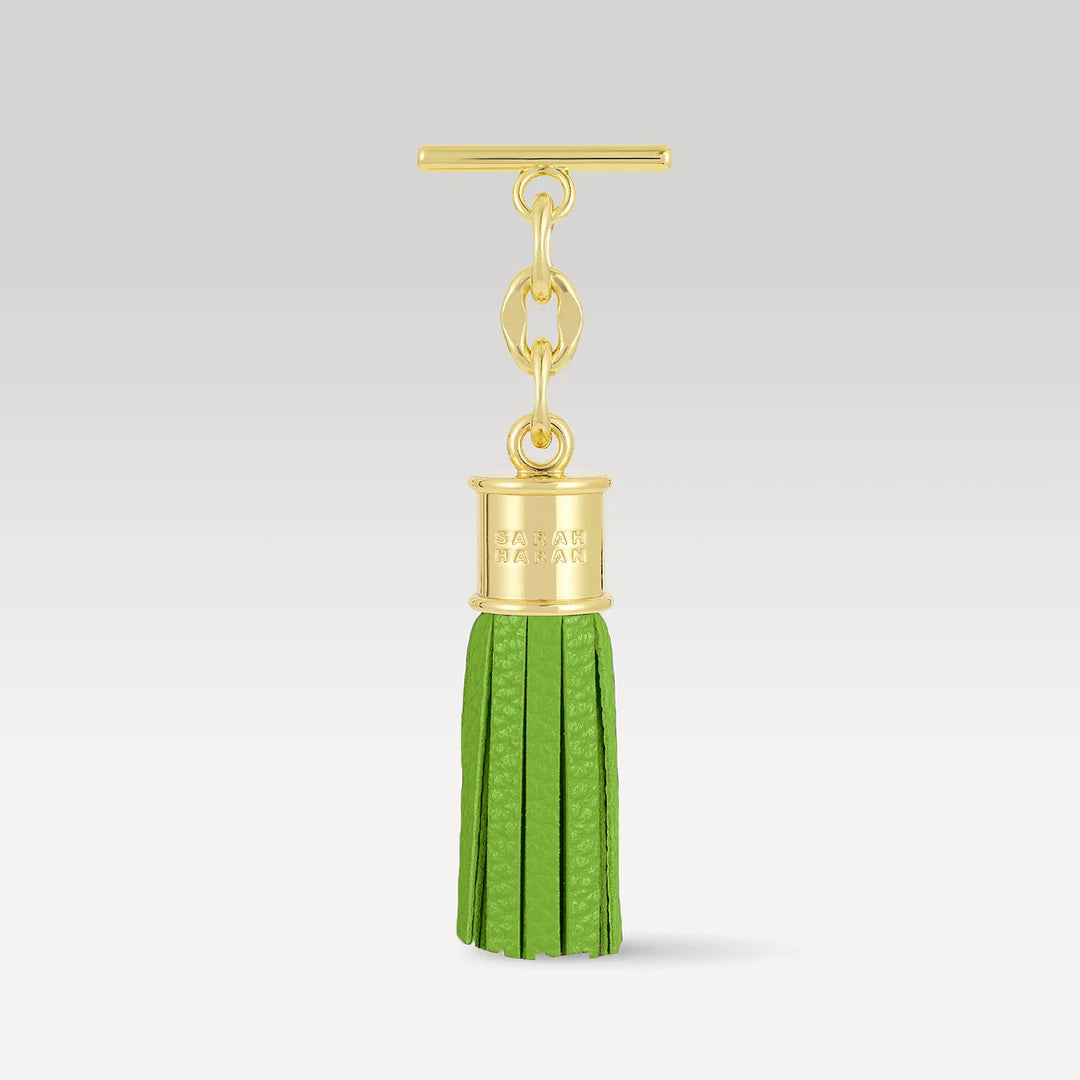 Capsule Tassel - Mini - Pop of Colour-Restyle Accessories-Sarah Haran Accessories-Gold-Chartreuse-Sarah Haran Accessories