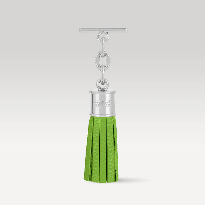 Capsule Tassel - Mini - Pop of Colour-Restyle Accessories-Sarah Haran Accessories-Silver-Chartreuse-Sarah Haran Accessories