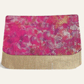 Deco Fringing | Paradise Petal Shimmer Metallic Gold with Gold hardware