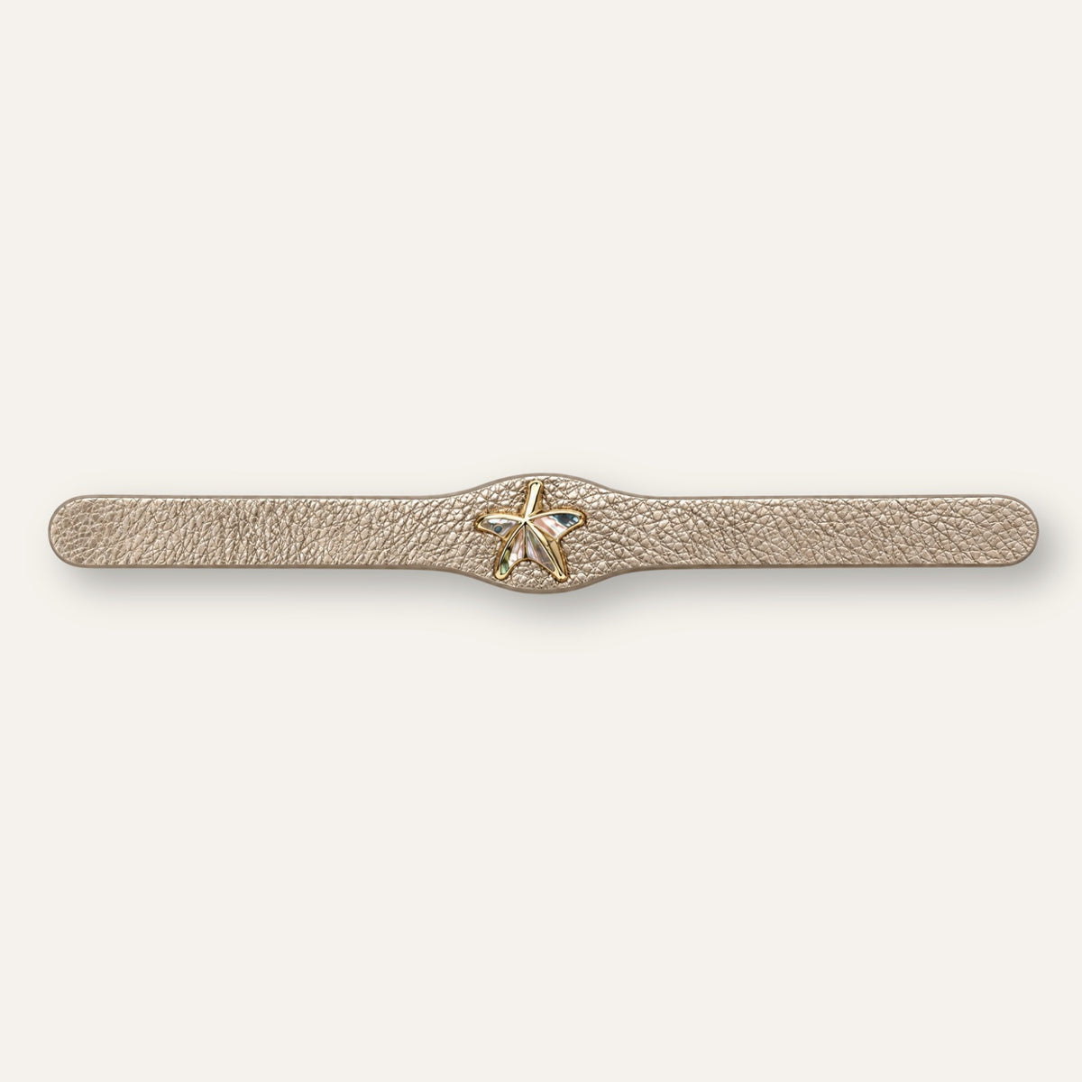 Star Deco Trim | Shimmer Metallic Gold with Gold hardware
