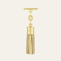 Capsule Tassel Mini | Shimmer Metallic Gold with Gold hardware