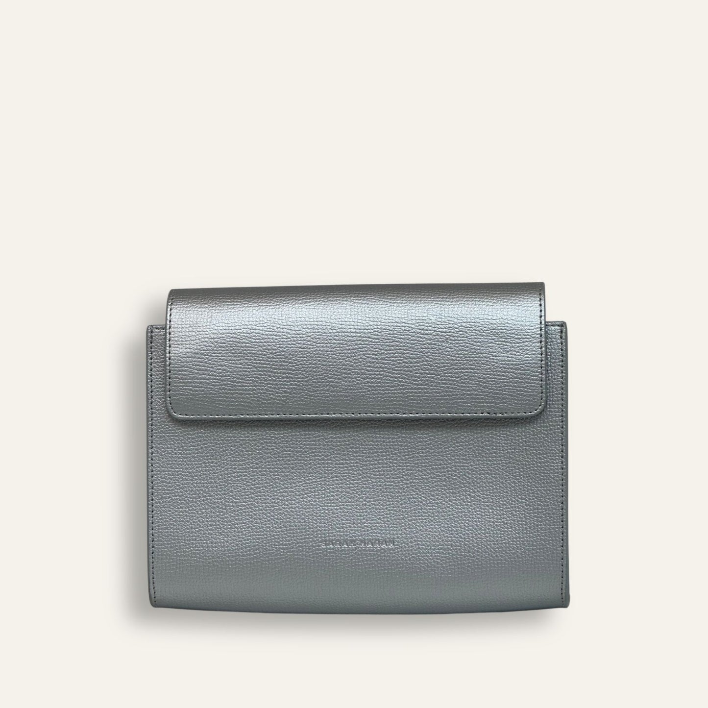 Preloved Blossom Handbag | Silver with Gold hardware