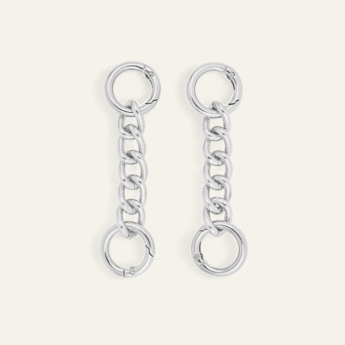 Silver Sarah Haran Chain Strap Extenders M02 S