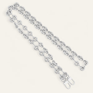 Silver Sarah Haran Circle Link Chain Strap front