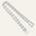 Circle Link Chain Strap | Silver