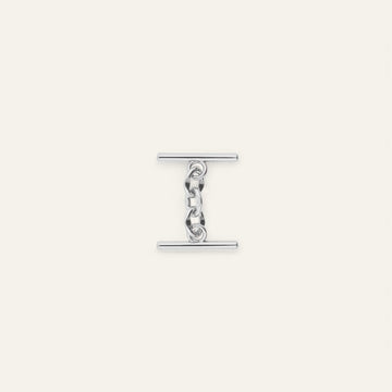 Silver Sarah Haran Double T Bar Toggle