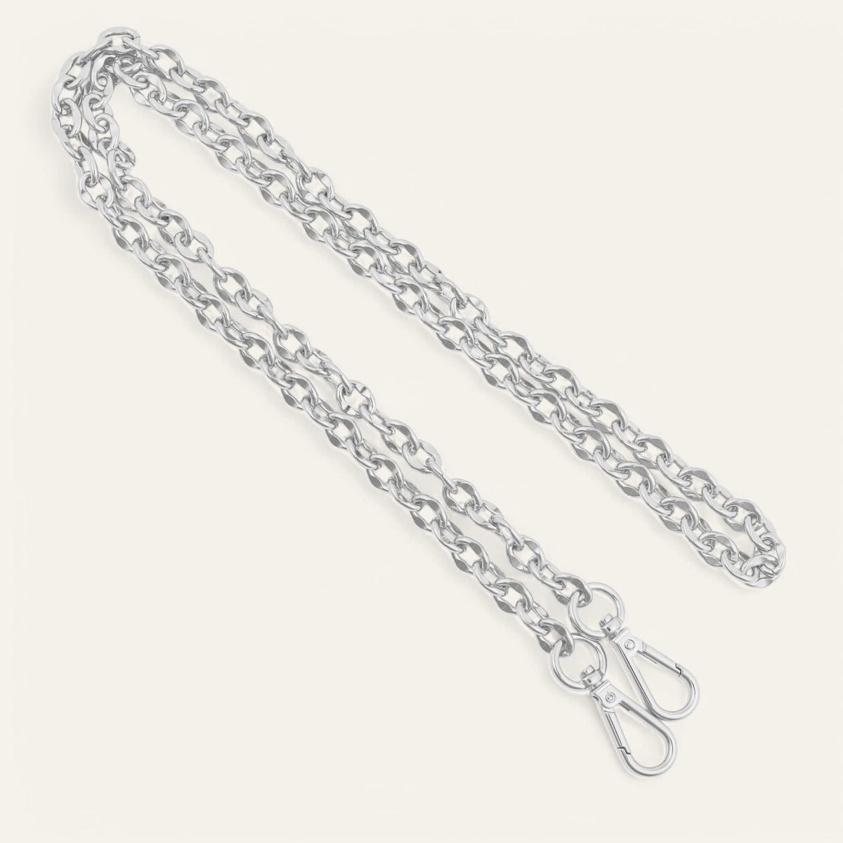 Pebble Chain Crossbody | Silver hardware