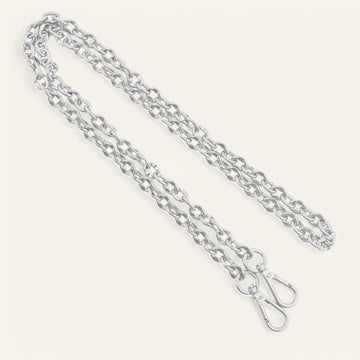 Pebble Chain Crossbody | Silver hardware