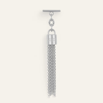 Silver Sarah Haran Icicle Tassel