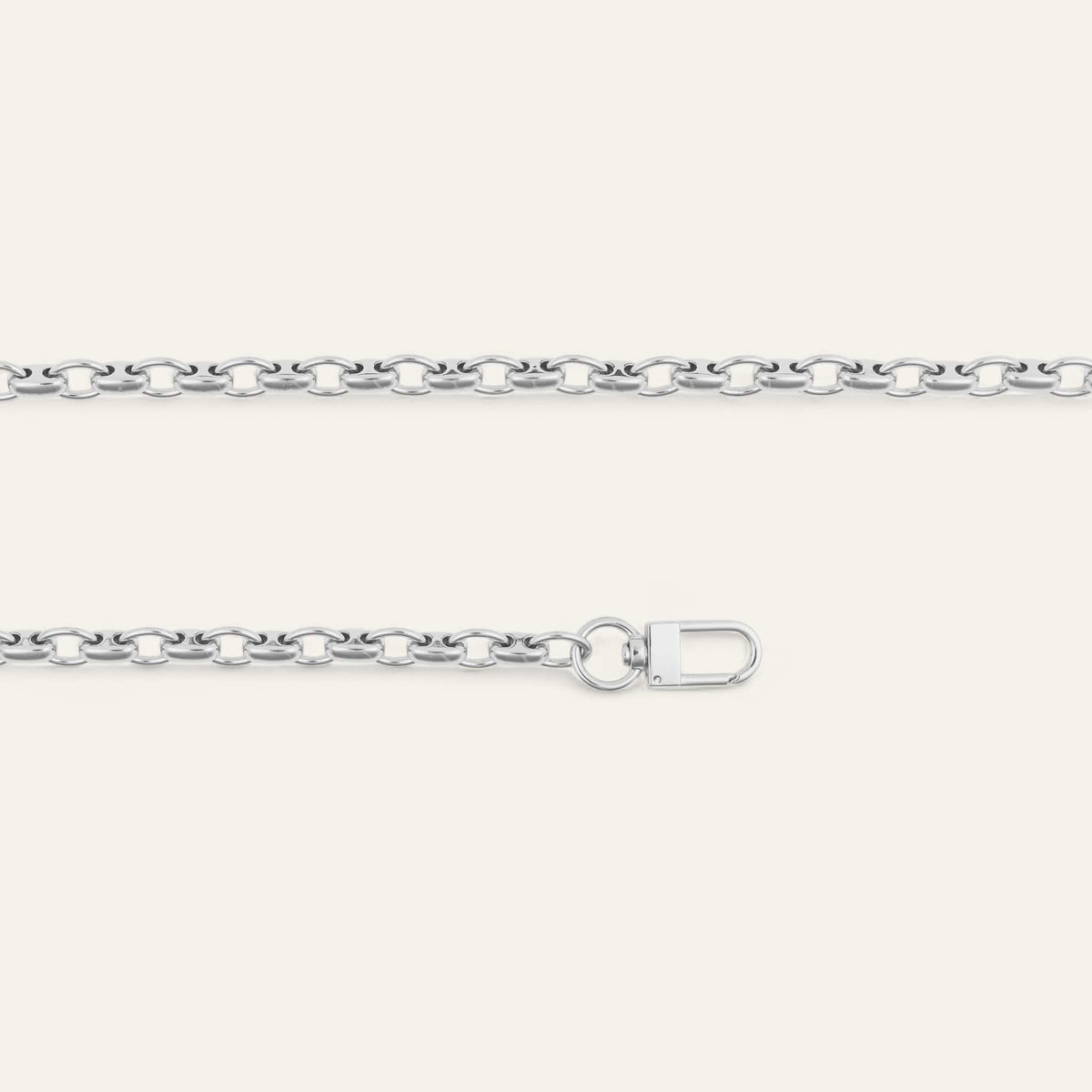 Silver Sarah Haran Solid Link Chain Closeup 1 M01 S