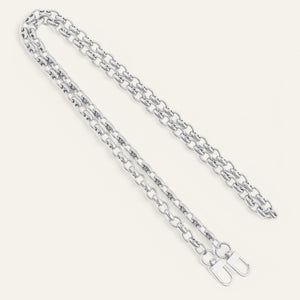 Silver Sarah Haran Solid Link Chain Front M01 S