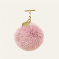 Pompom Tassel | Soft Lilac with Gold hardware