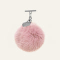 Pompom Tassel | Soft Lilac with Silver hardware