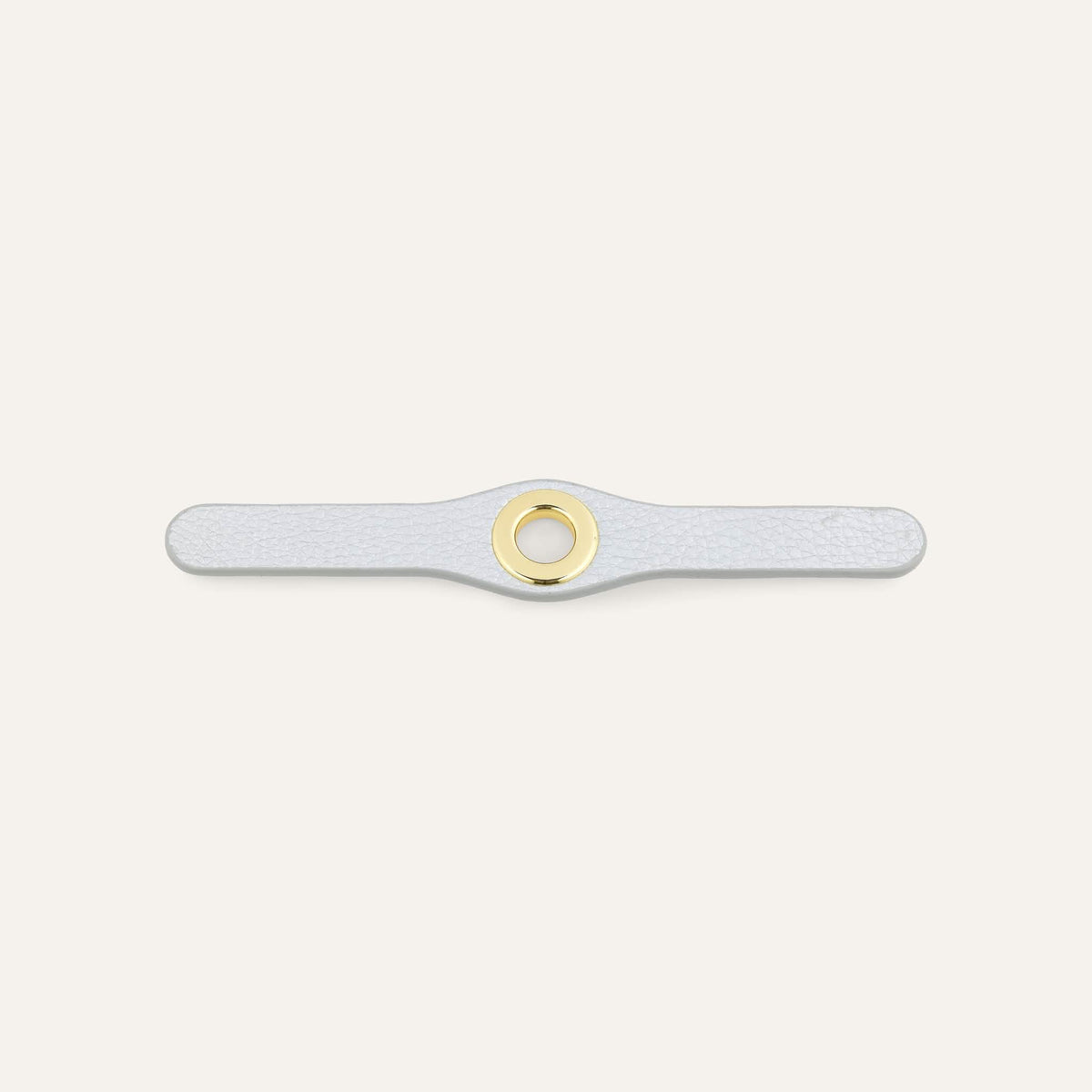 Soft Metallic Silver Sarah Haran Deco Strip Mini Gold Front M05 G