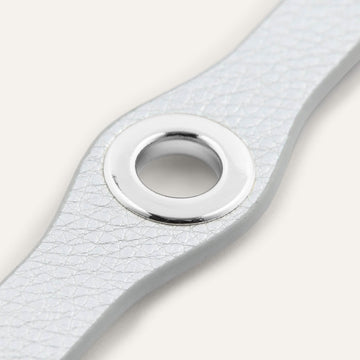 Soft Metallic Silver Sarah Haran Deco Strip Mini Silver Detail M05 S