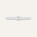 Deco Mini | Soft Metallic Silver with Silver hardware