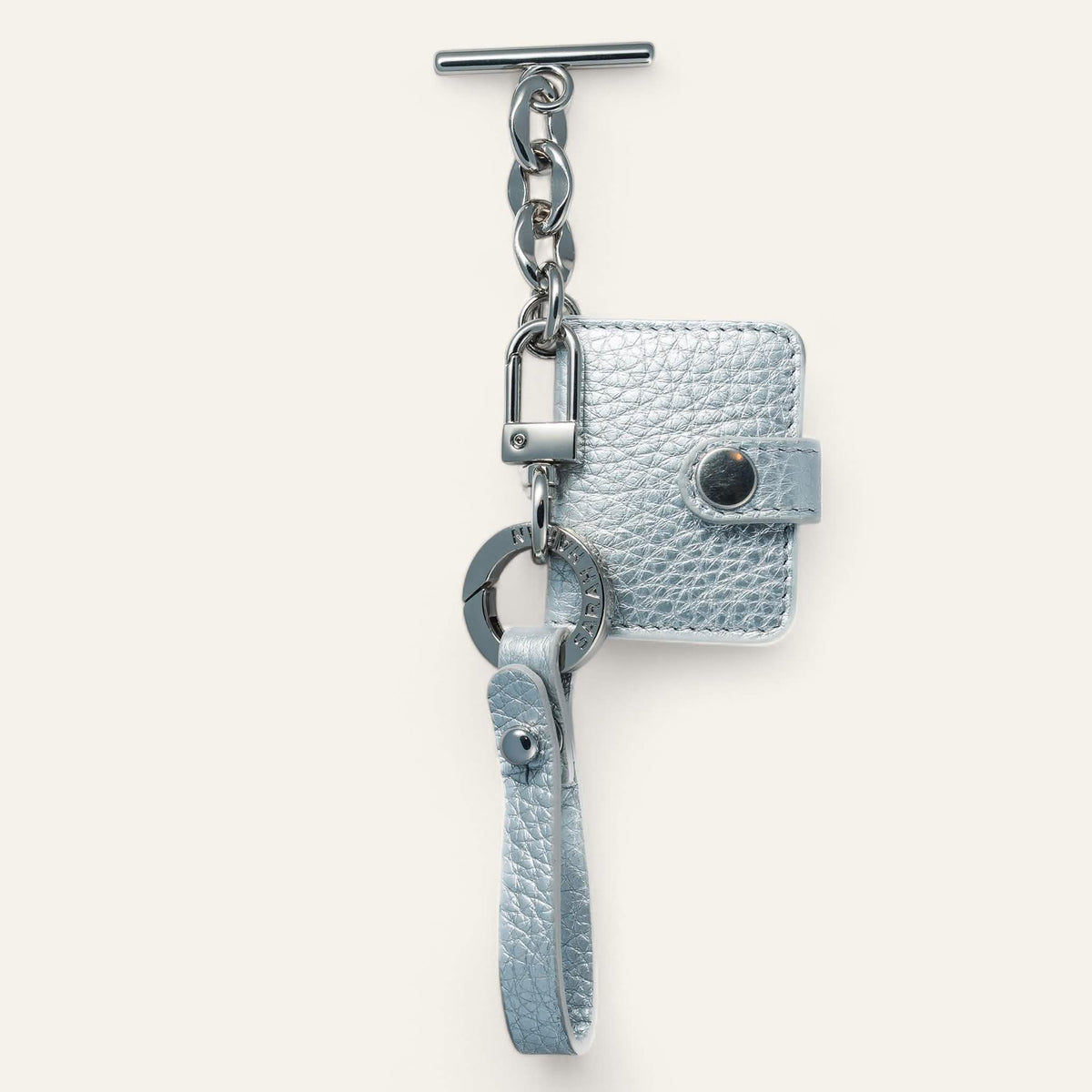 Soft Metallic Silver Sarah Haran Moments Tassel with Silver hardware