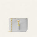 Lily | Soft Metallic Silver with Gold hardware