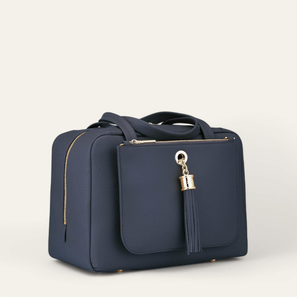 Space Sarah Haran Jessica Shoulder Bag with Gold hardware side