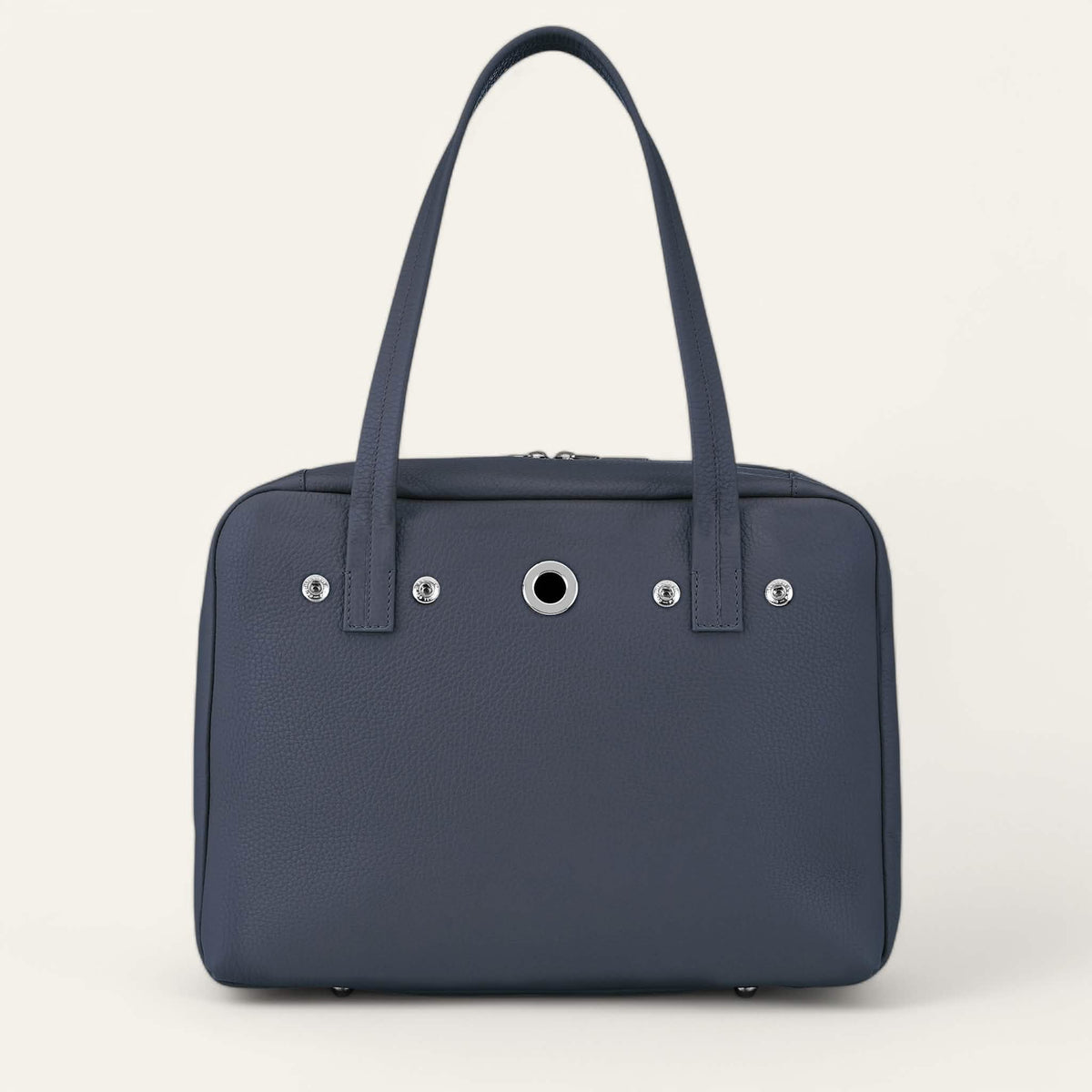 Space Sarah Haran Jessica Shoulder Bag with Silver hardware front