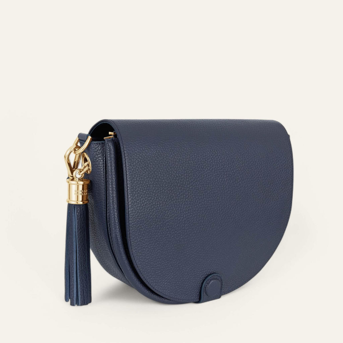 Space Sarah Haran Luna Satchel with Gold hardware side