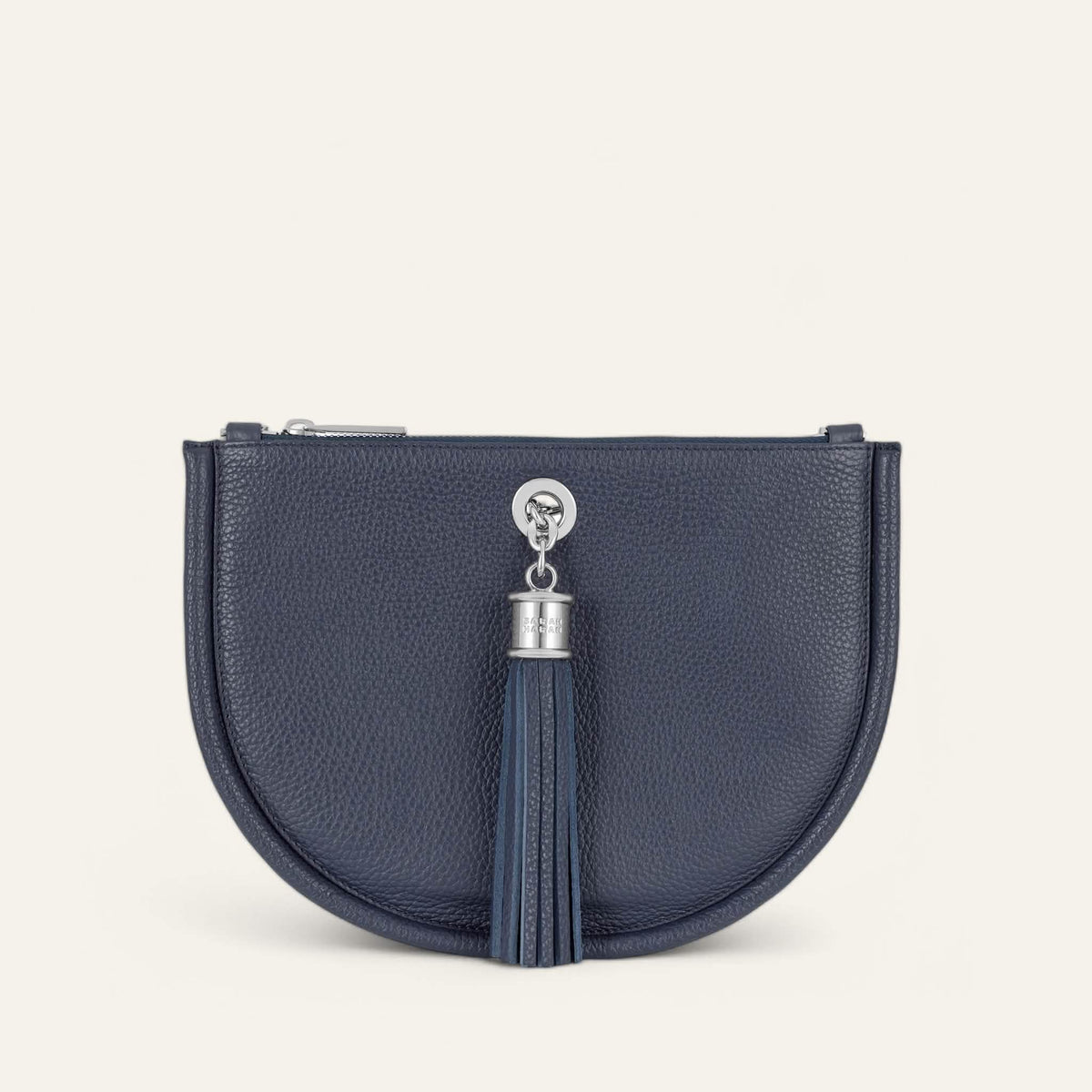Space Sarah Haran Luna Satchel with Silver hardware