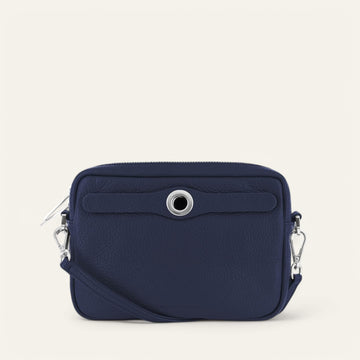 Space Sarah Haran Millie Crossbody with Silver hardware front