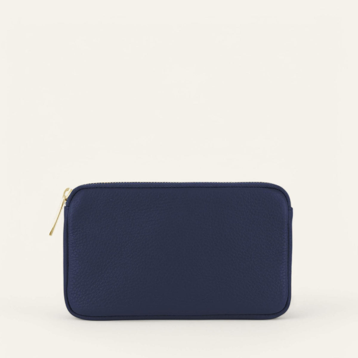 Space Sarah Haran Millie Pouch with Gold hardware front