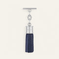 Capsule Tassel Mini | Space with Silver hardware