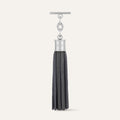 Capsule Tassel | Storm Grey with Silver hardware