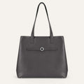 Michelle Shopper Tote | Storm Grey with Silver hardware