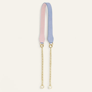 Periwinkle Soft Pink Sarah Haran Gemini Strap with Gold hardware
