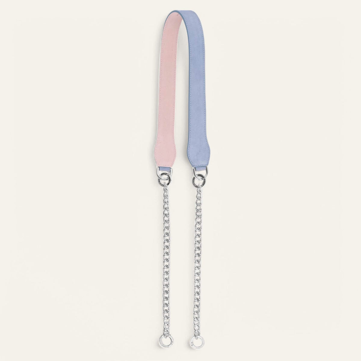 Periwinkle Soft Pink Sarah Haran Gemini Strap with Silver hardware