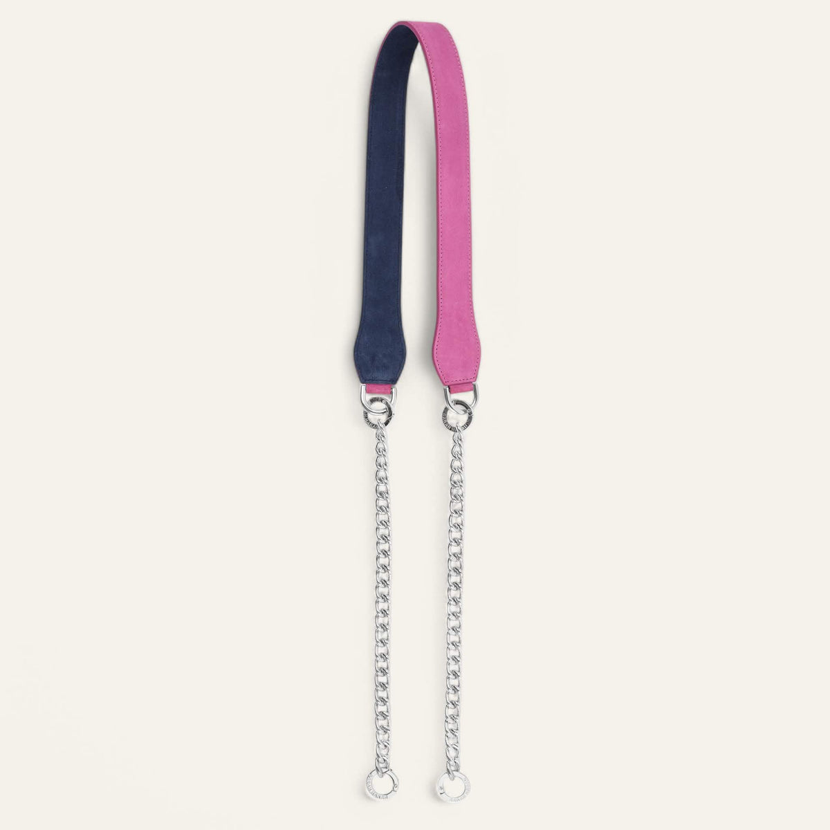 Winter Pink Navy Sarah Haran Gemini Strap with Silver hardware