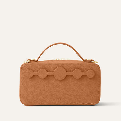 Marie Handbag | Tan with Gold hardware