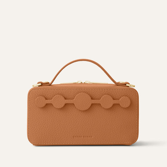 Marie Handbag | Tan with Gold hardware