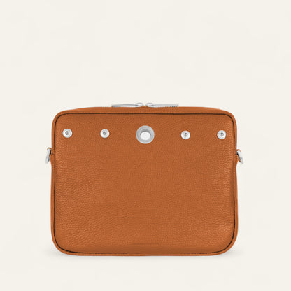 Mia Crossbody | Tan with Silver hardware