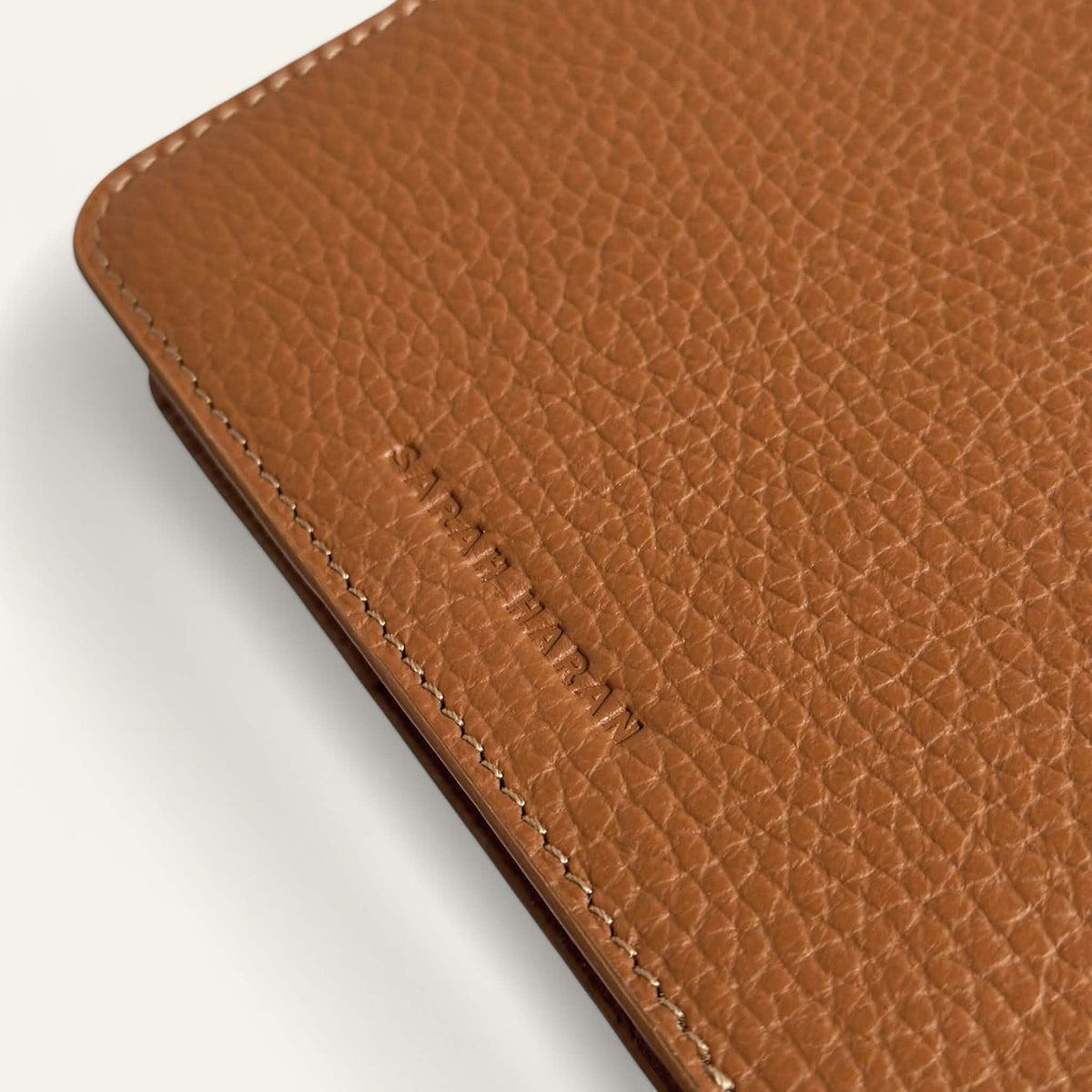 Tan Sarah Haran Notebook Leather 4