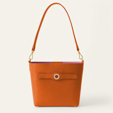 Mini S | Tangerine with Gold hardware