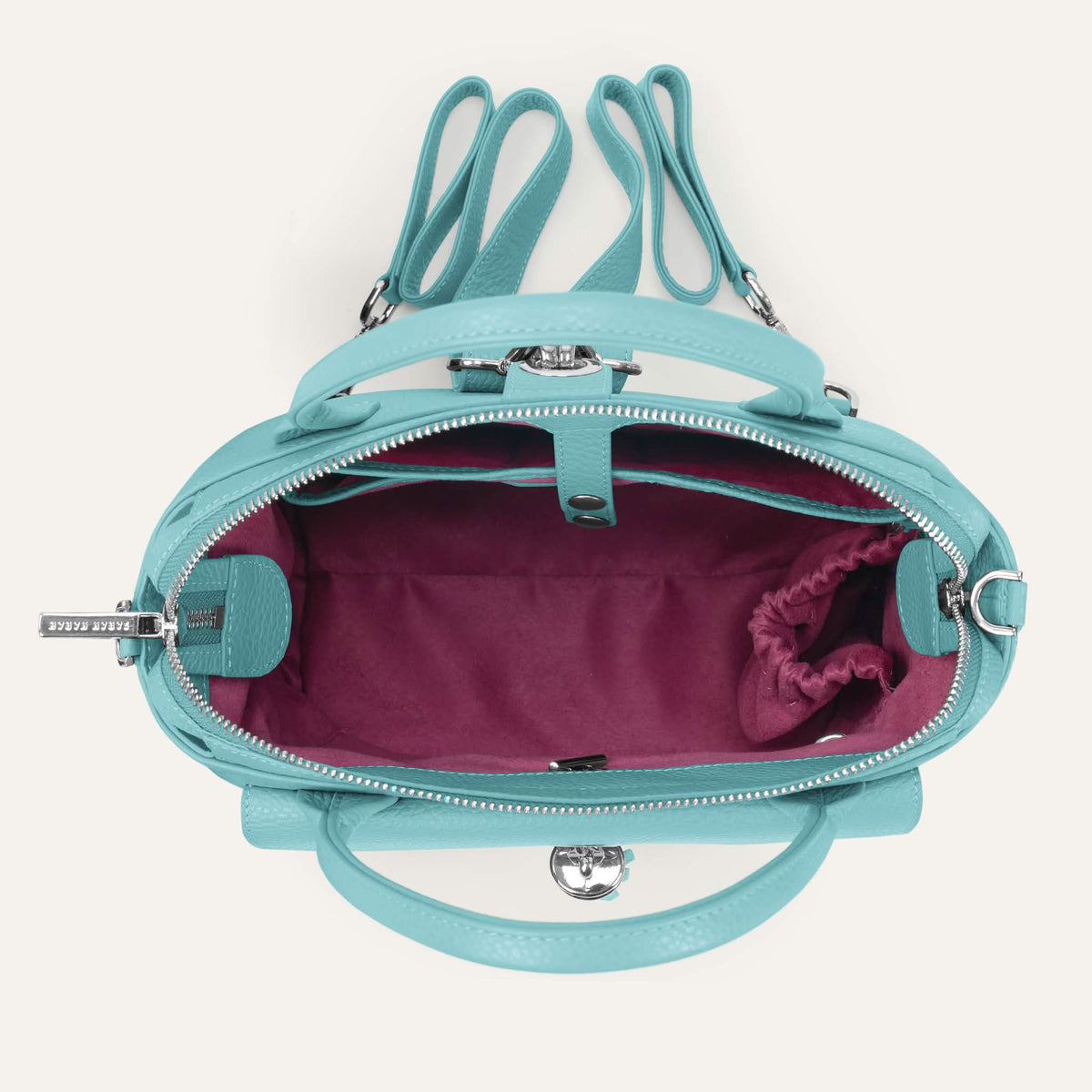 Tiffany Mint Sarah Haran Mini P Silver Overhead G05 S