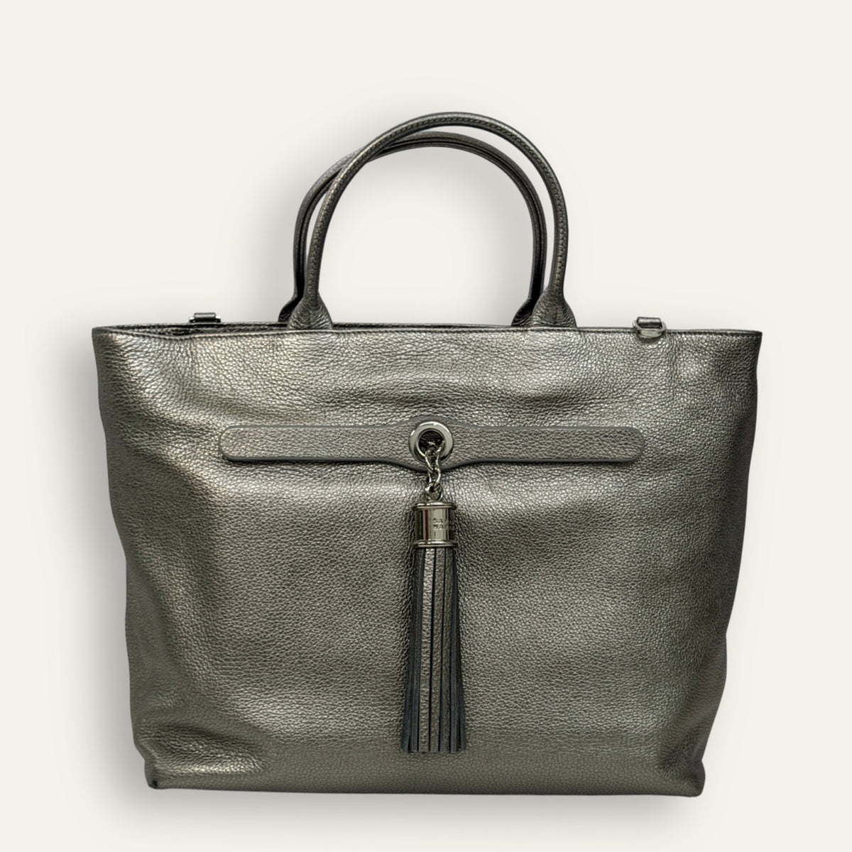 Preloved Dahlia Tote | Titanium with Silver hardware