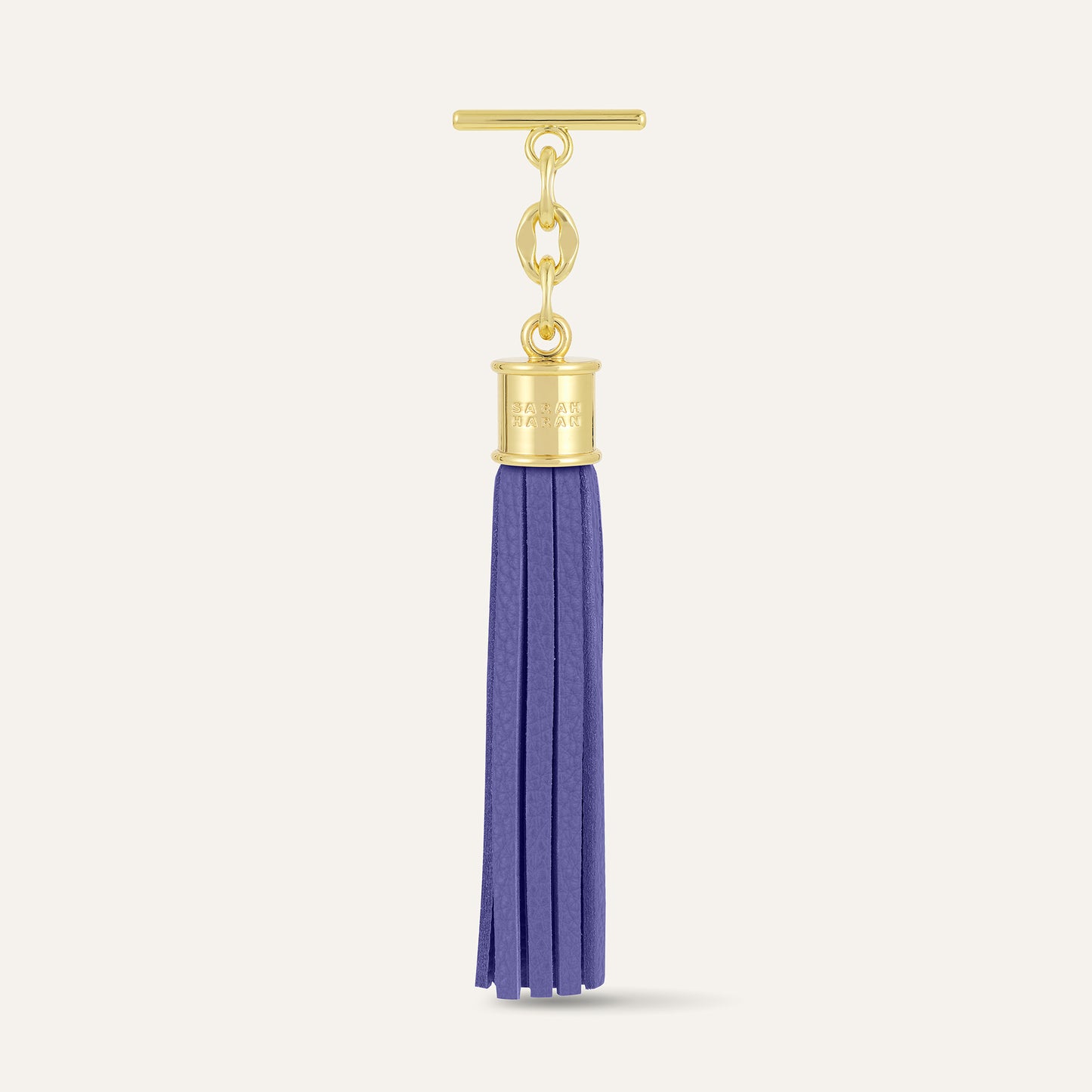 Capsule Tassel | Violet with Gold hardware