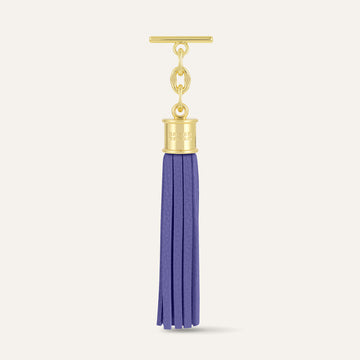 Capsule Tassel | Violet with Gold hardware