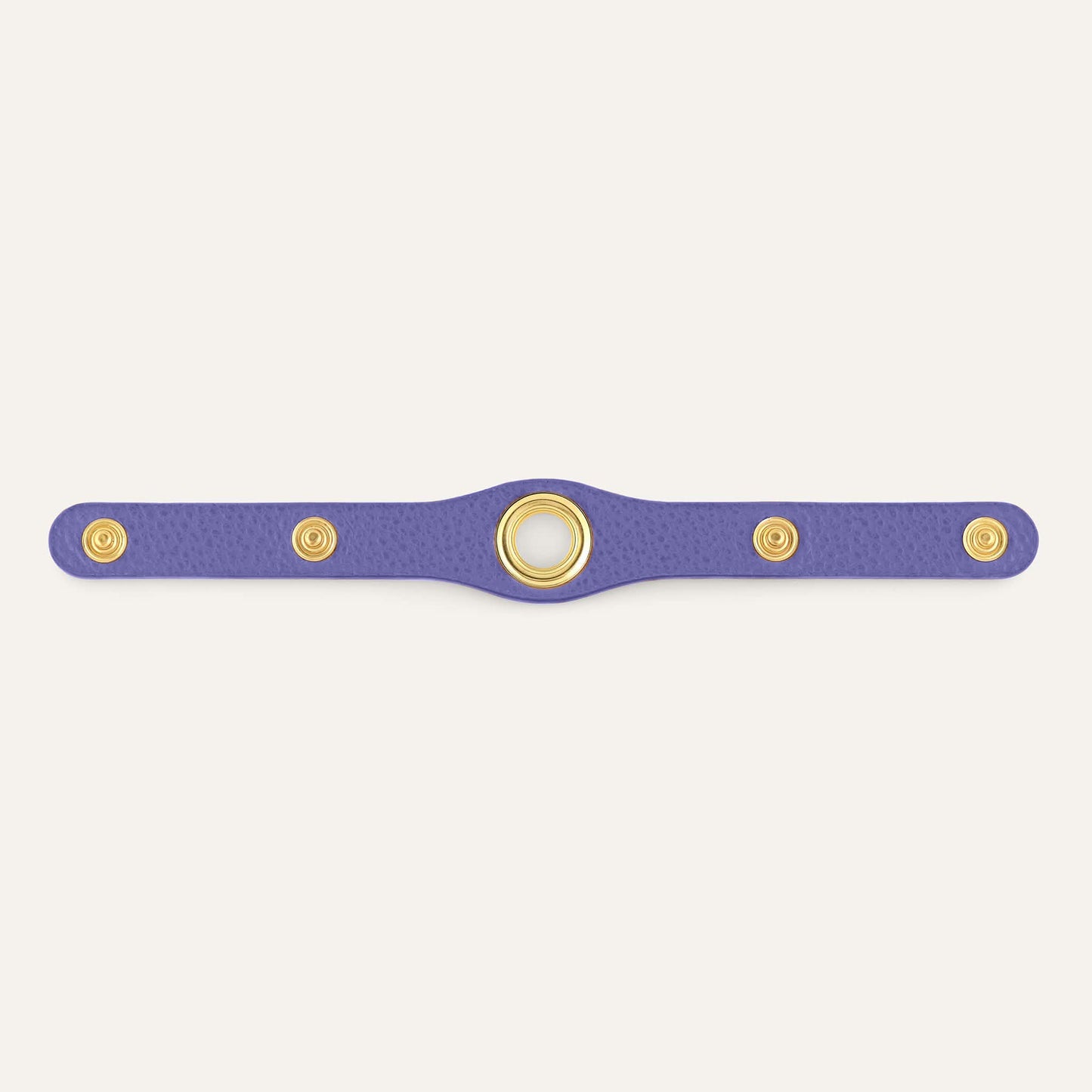 Deco Stud | Violet with Gold hardware