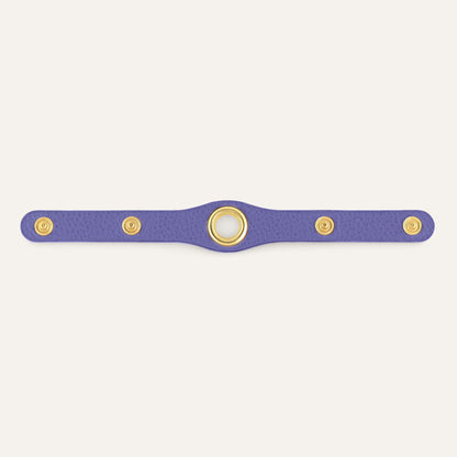 Deco Stud | Violet with Gold hardware