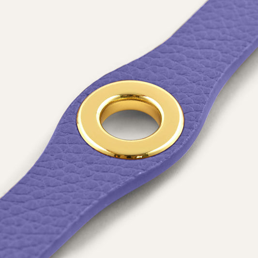 Deco Stud | Violet with Gold hardware