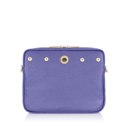 Mia Crossbody | Violet with Gold hardware