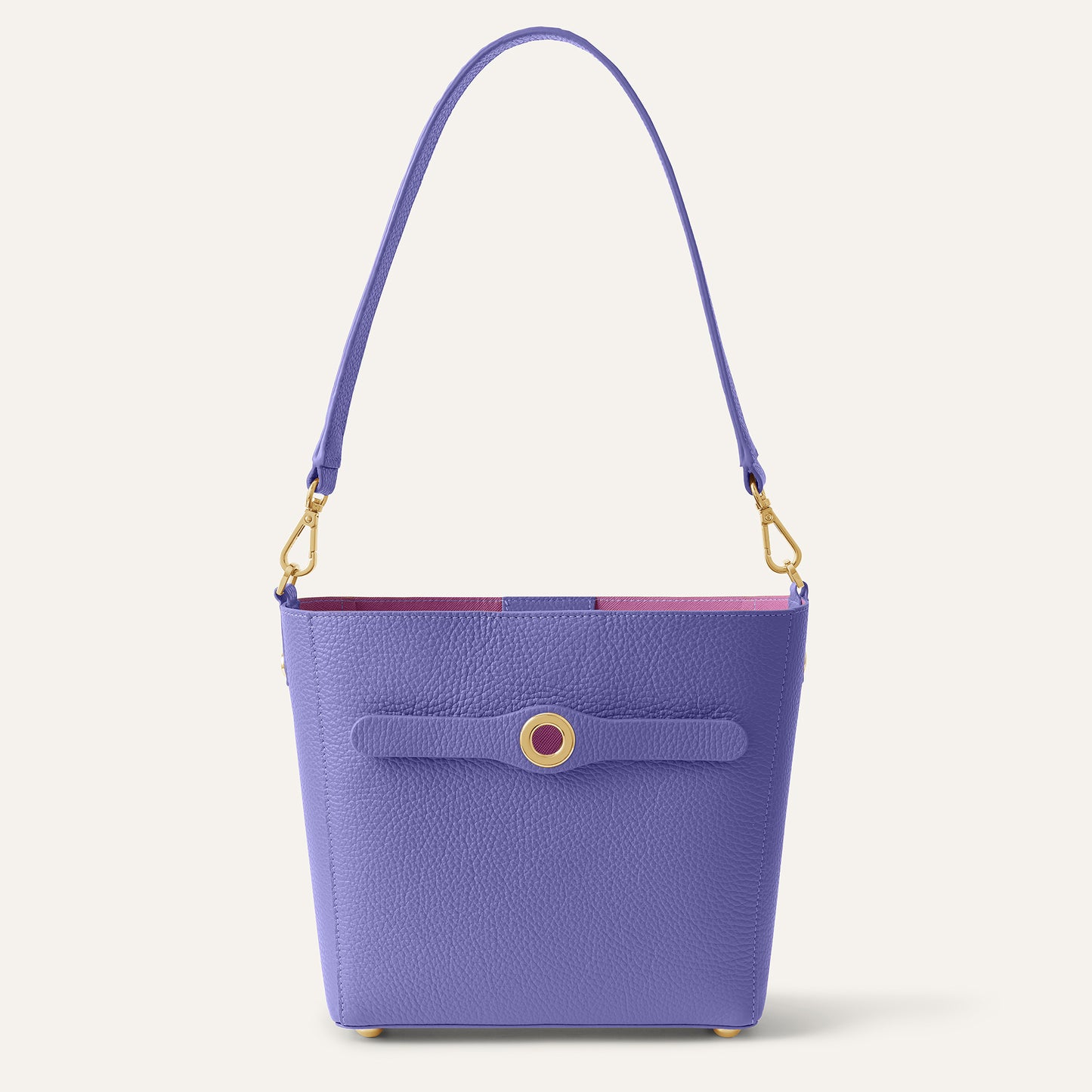 Mini S | Violet with Gold hardware