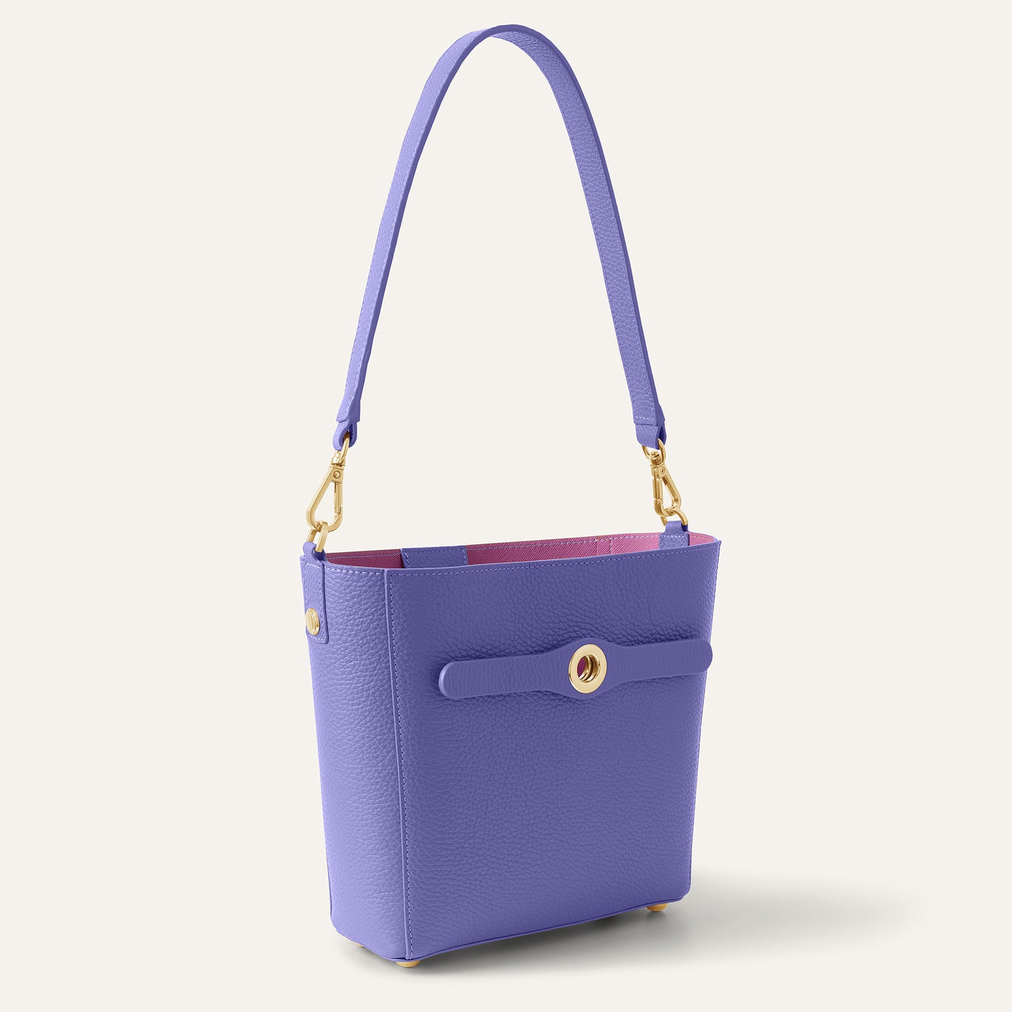 Mini S | Violet with Gold hardware