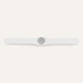 Deco Logo | White with Silver hardware